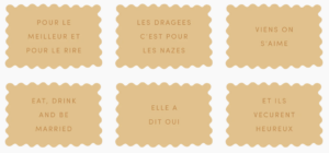 biscuit shanty cadeau mariage